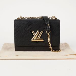 Twist Epi Mm Tote Bag Black
